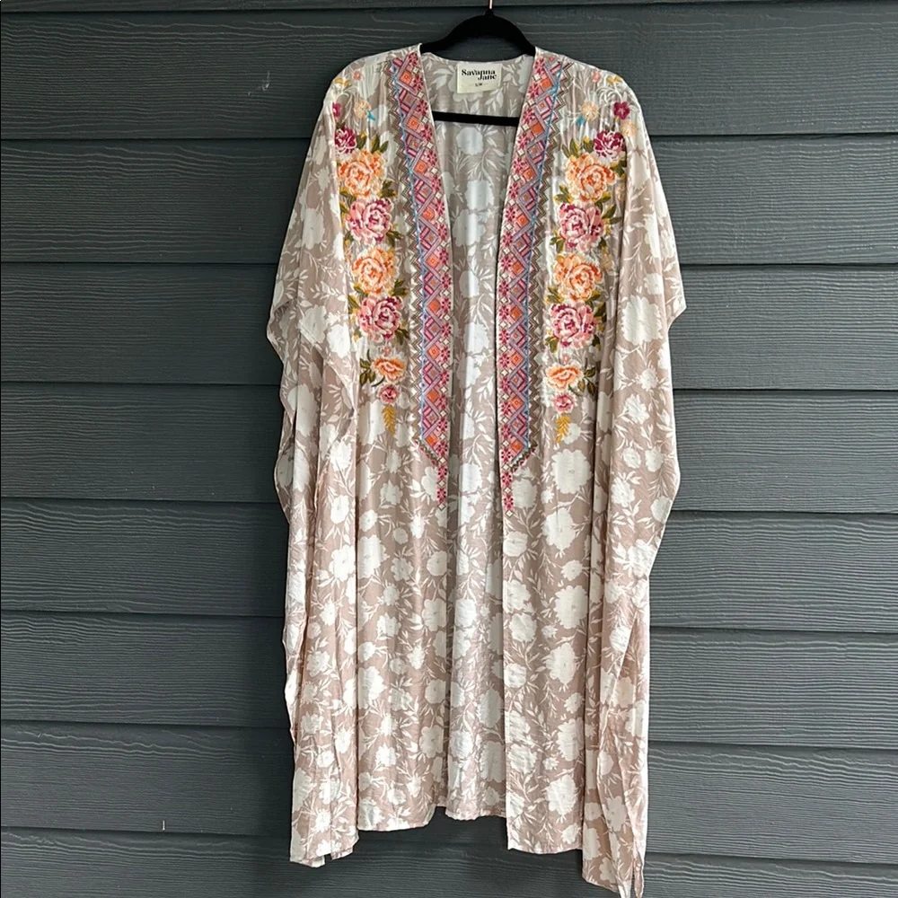 Savanna Jane Kimono Duster - Picture 3 of 16